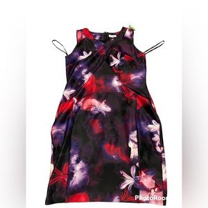 Calvin Klein Floral Zip Dress